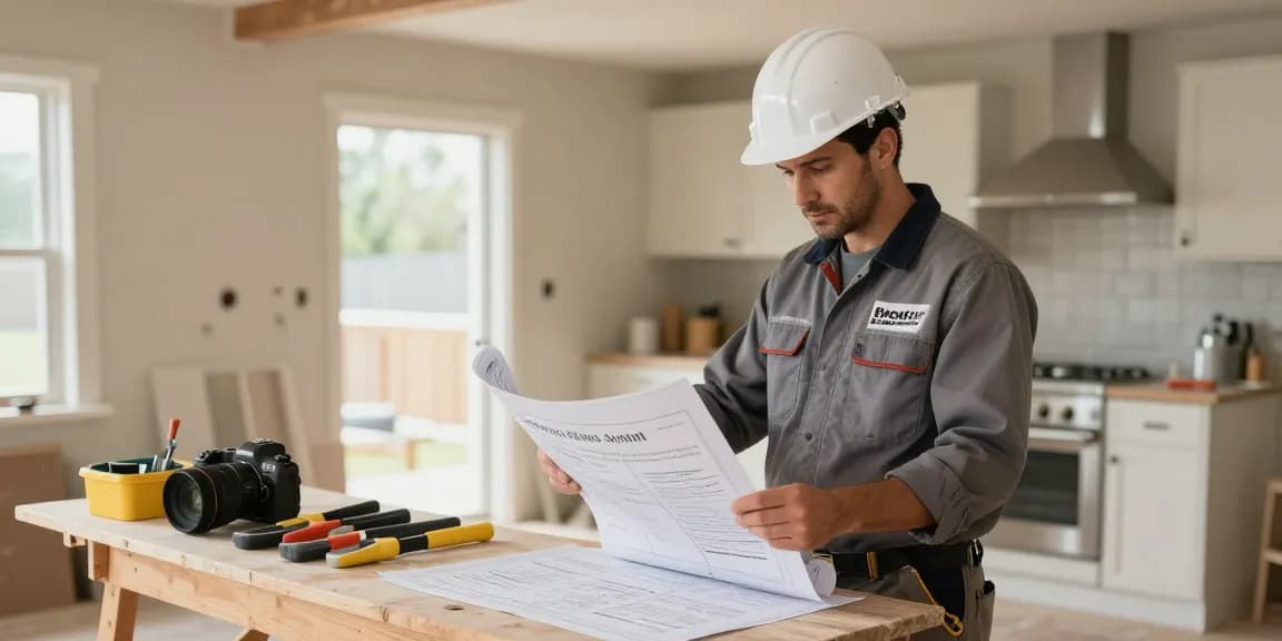 la68: Trusted provider of local services, professional contractor at home renovation site.