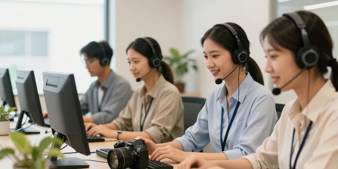 LUCK8's trusted customer support team providing professional service to local clients.