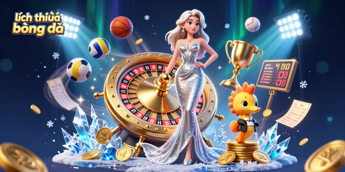Follow betting odds and scores easily with lịch thi đấu bóng đá illustrated in a vibrant casino setting.