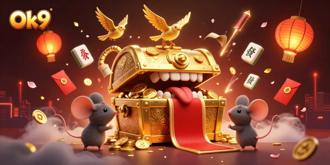Play thrilling games at Ok9's vibrant casino filled with treasure and excitement.