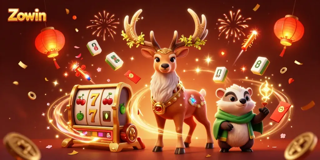 Experience thrilling gameplay at Zowin with rich casino elements and magical scenery.