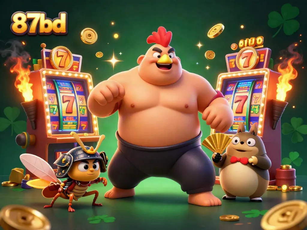Experience thrilling gameplay at 87bd's dynamic casino with vibrant slots and exciting characters