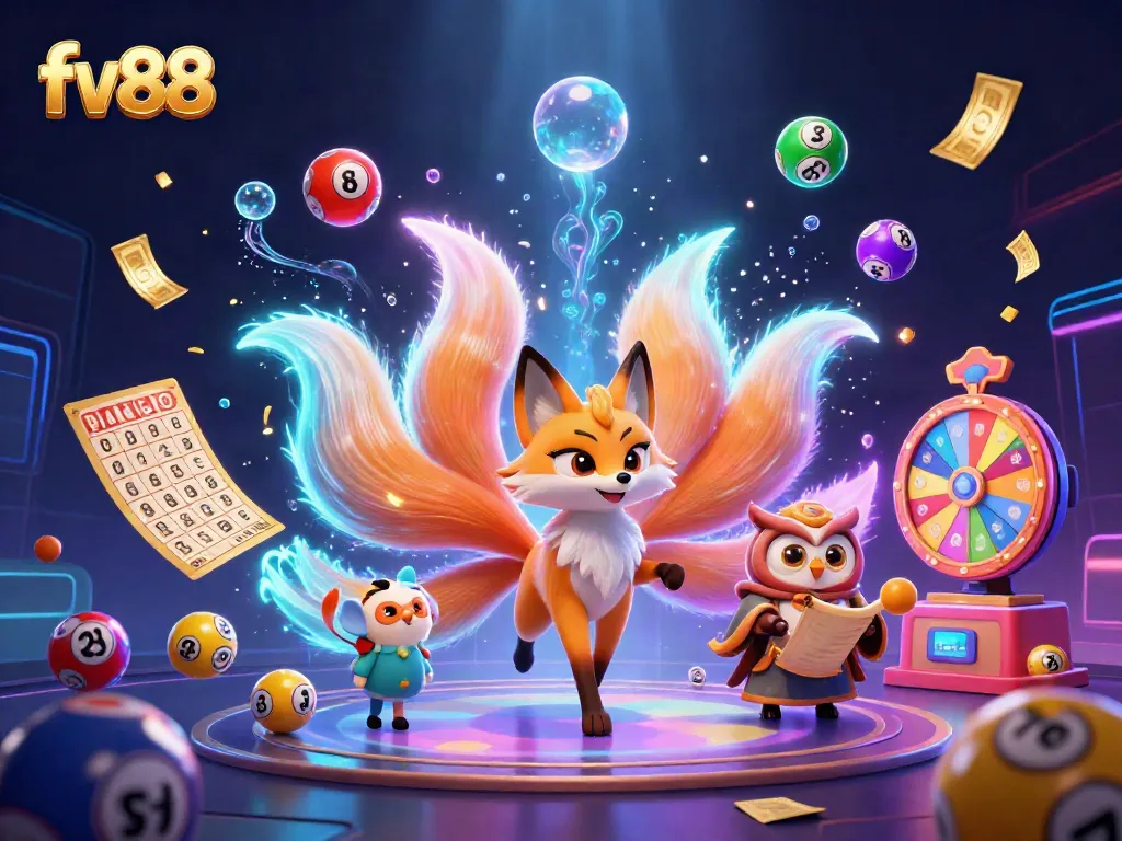 Engage with fv88's vibrant online casino experience, featuring interactive gaming elements and colorful visuals.