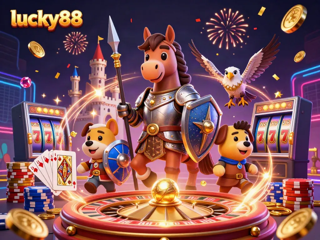 Experience the excitement of lucky88 with dynamic casino characters and dazzling game elements.