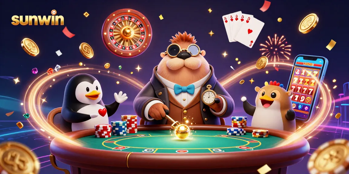 Play poker with fortune at the sunwin luxury casino underwater scene filled with treasures.