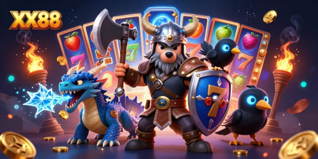 Experience thrilling fun with XX88 slot games featuring vibrant symbols and golden jackpots!