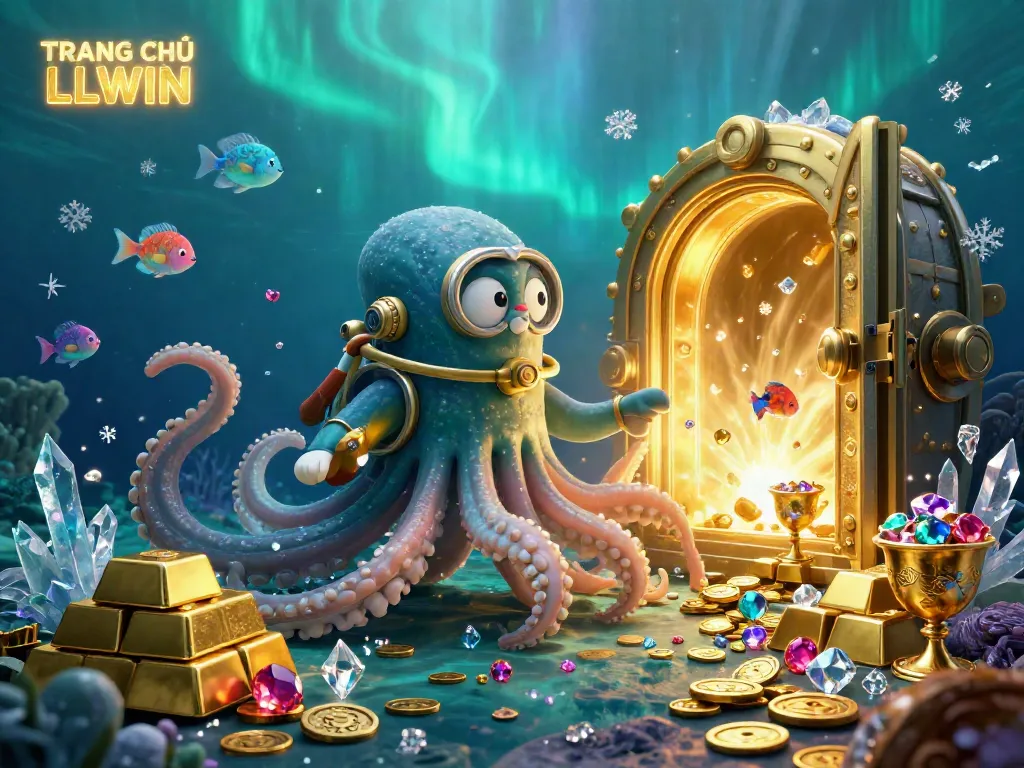 Engage with TRANG CHỦ LLWIN for an exciting underwater adventure among treasures.