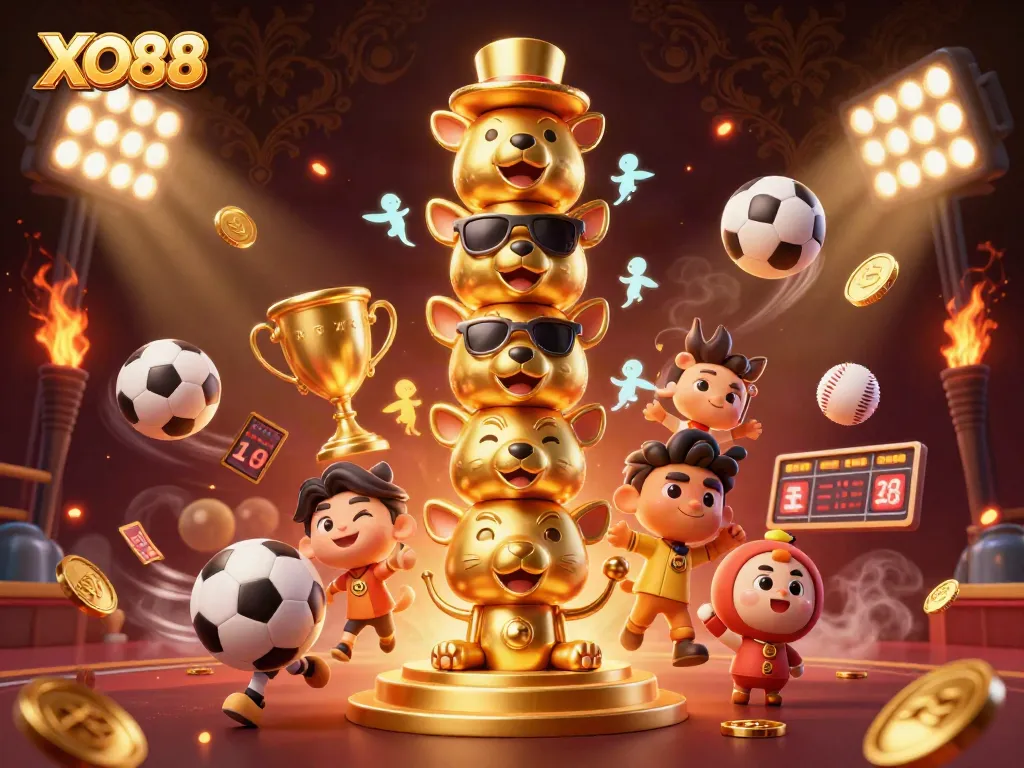 Experience thrilling bets at XO88 with dynamic sports elements and a vibrant casino atmosphere.