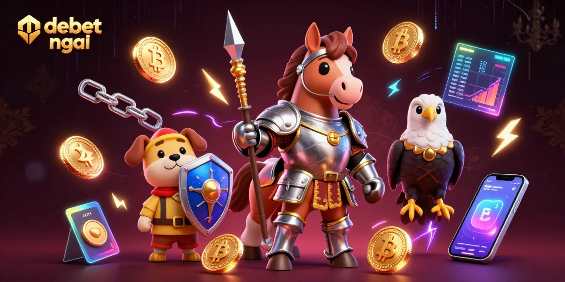 Experience debet mới with thrilling medieval characters in a vibrant crypto casino setting.