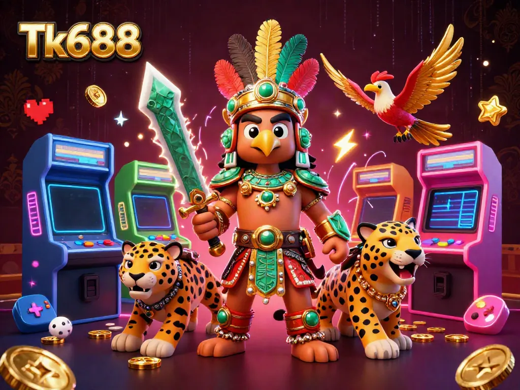 Experience thrilling gameplay in Tk688 with dynamic characters and vibrant casino elements.