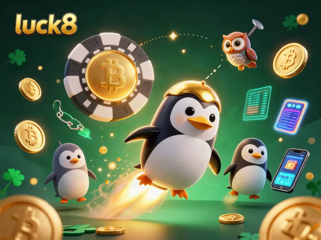 Engage in thrilling fun with luck8 as a golden penguin reaches for big wins.