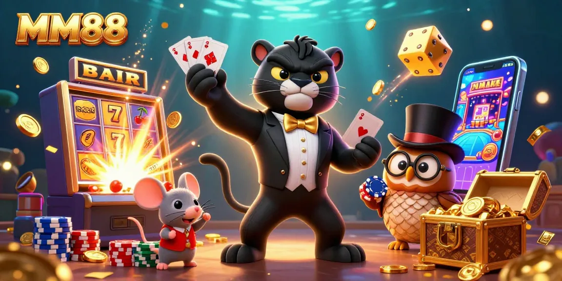 Win big with MM88 in a vibrant casino scene full of excitement and rewards!