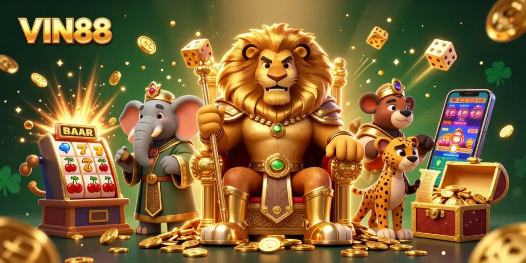 Play games at VIN88 while enjoying thrilling winnings from a golden jackpot explosion.