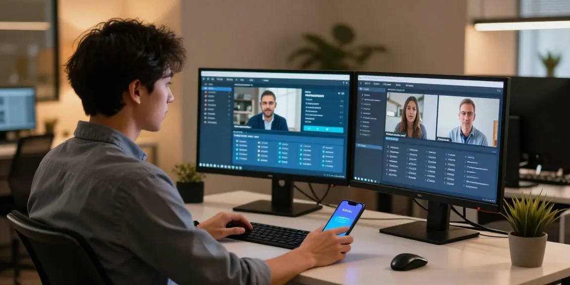 Trusted IPTV reseller in UK managing professional panels from a local business office.