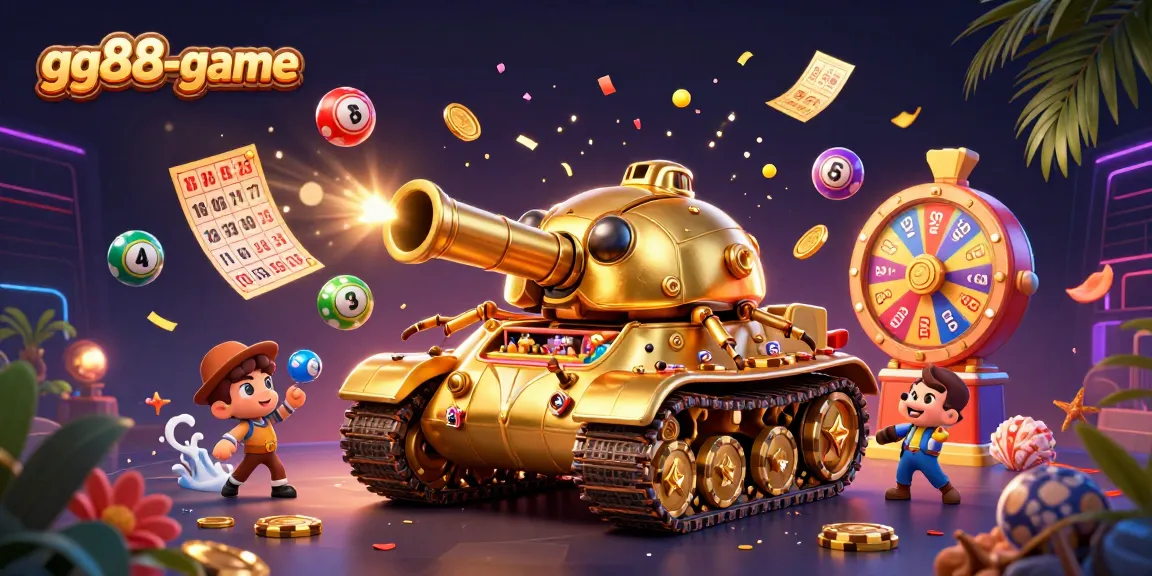 Experience the excitement of gg88-game with a golden beetle tank bringing a miniature casino to life!
