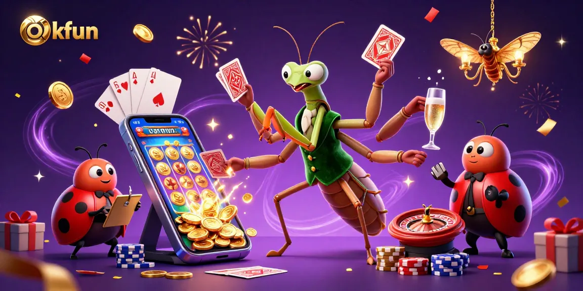 Engage in thrilling casino games with okfun featuring vibrant characters and dynamic elements.