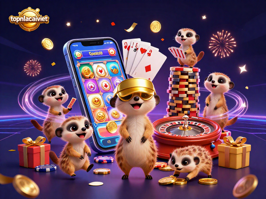 Experience the excitement at topnhacaiviet with meerkats showcasing vibrant casino action!
