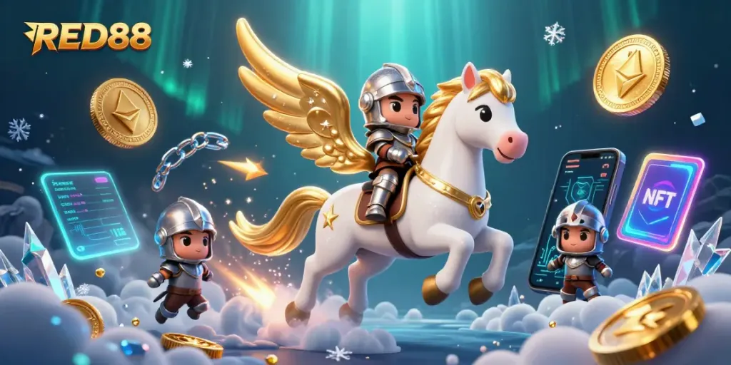 Experience thrilling gaming with RED88 in an exciting 3D casino world powered by crypto.