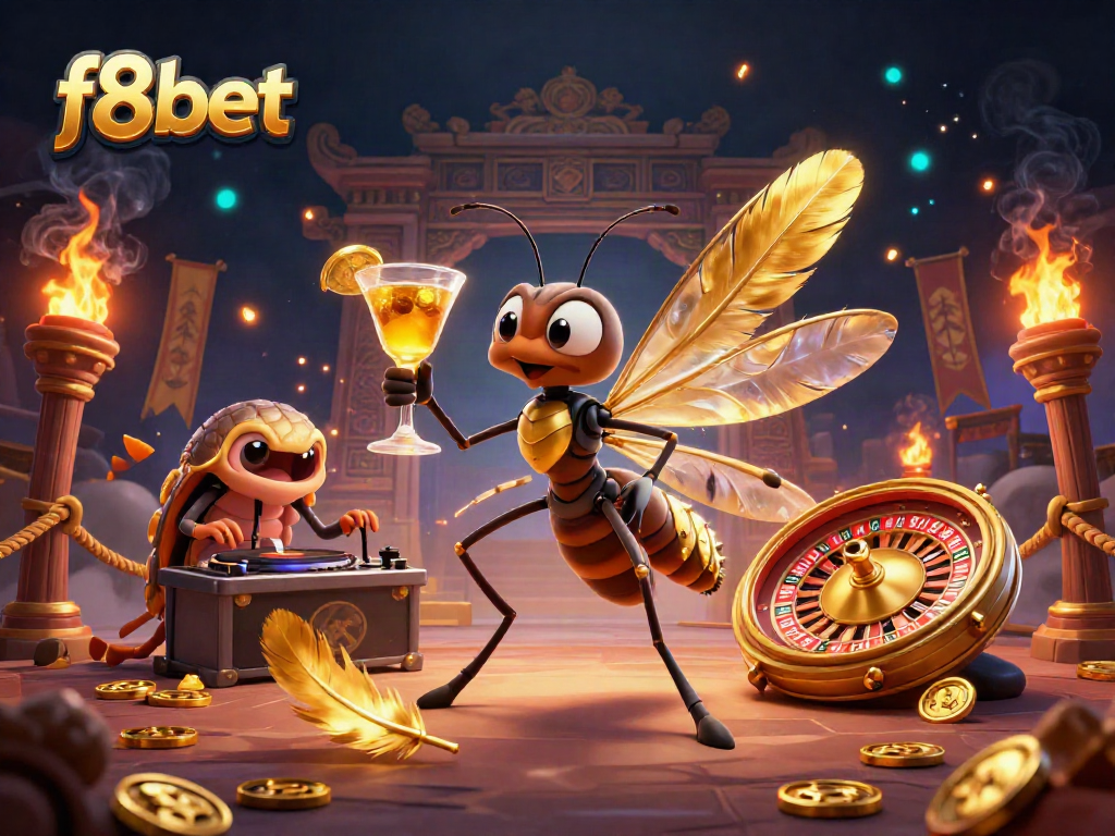 Engage with the vibrant f8bet casino world featuring unique characters and thrilling gambling elements.