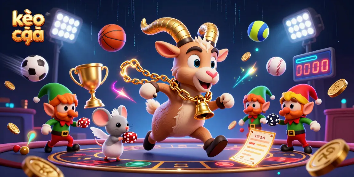 Engage in thrilling kèo nhà cái action with a festive cartoon casino scene, where Krampus oversees the excitement.