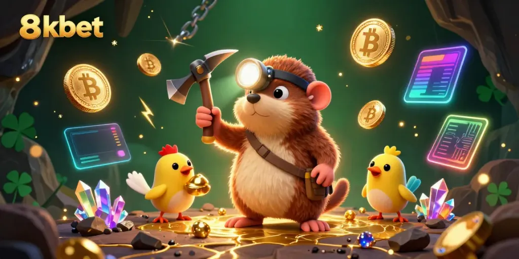 Experience thrilling gameplay with the vibrant 8xbet treasure hunting scene bursting with golden treasures.