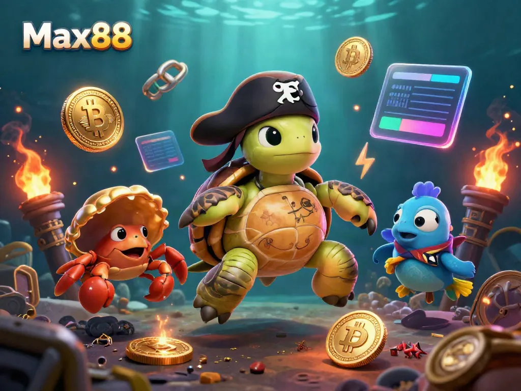 Experience exciting wins with Max88 while exploring vibrant underwater treasures and NFTs.