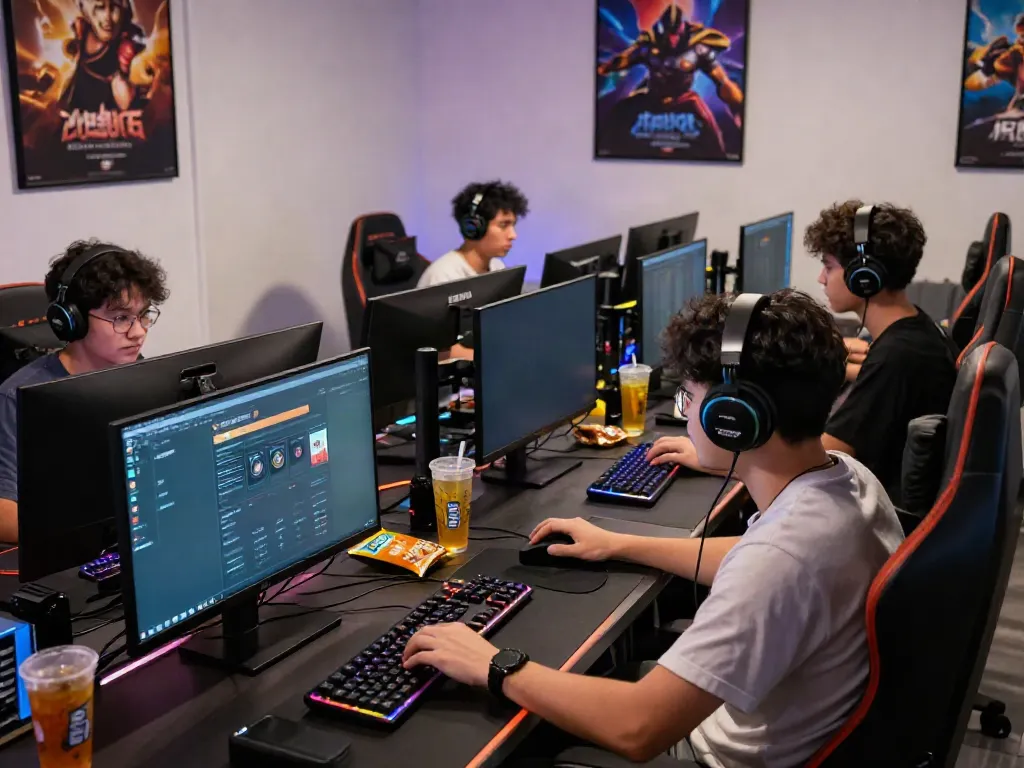 Exciting group of players engaging with Daftar Dewatogel platform during an immersive online gaming session.