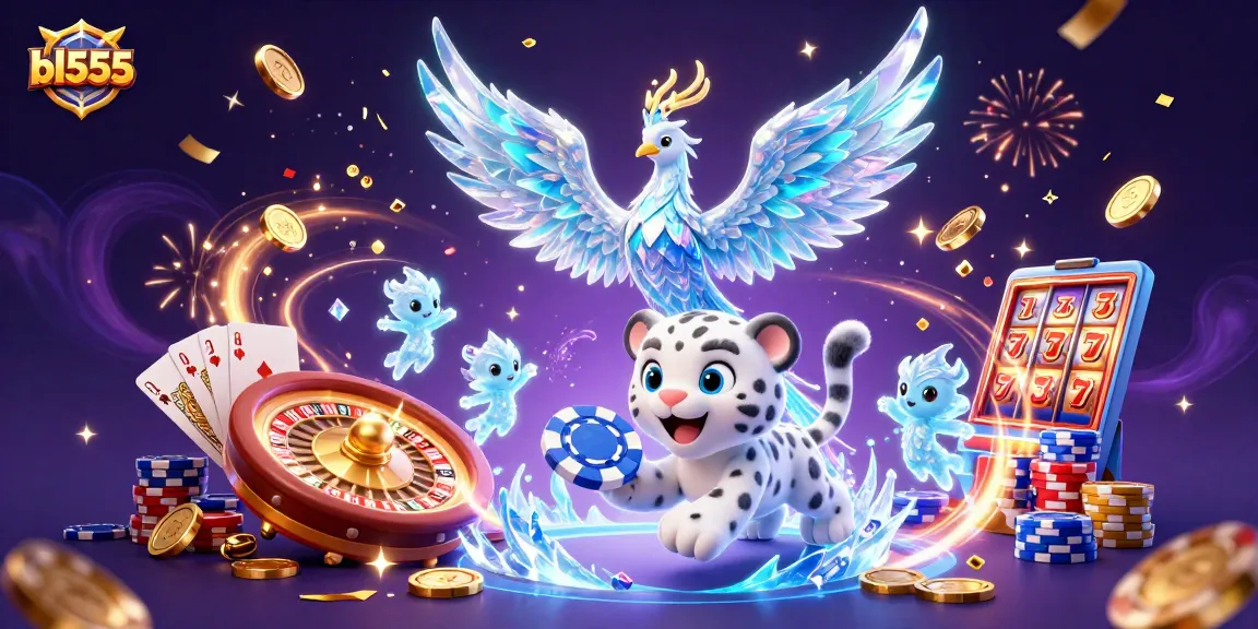 Experience thrilling gameplay and rewards at bl555 with vibrant 3D characters and casino elements.