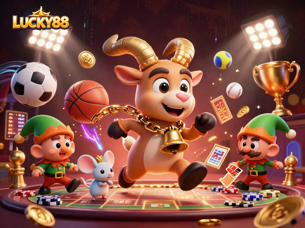 Engage with LUCKY88 and enjoy an exhilarating casino experience with vibrant characters and dynamic gaming action.
