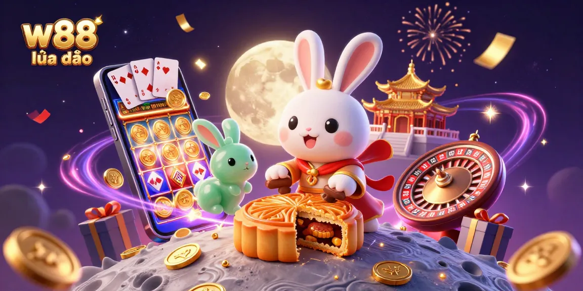 Experience w88 lừa đảo with a casino-themed, action-packed 3D digital illustration showcasing engaging gaming elements.