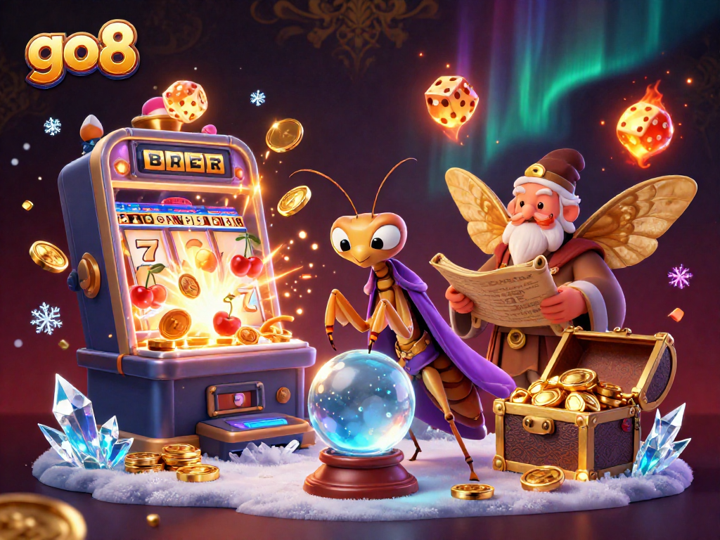 Spin the reels at go8 with a mystical fortune teller and abundant gaming elements