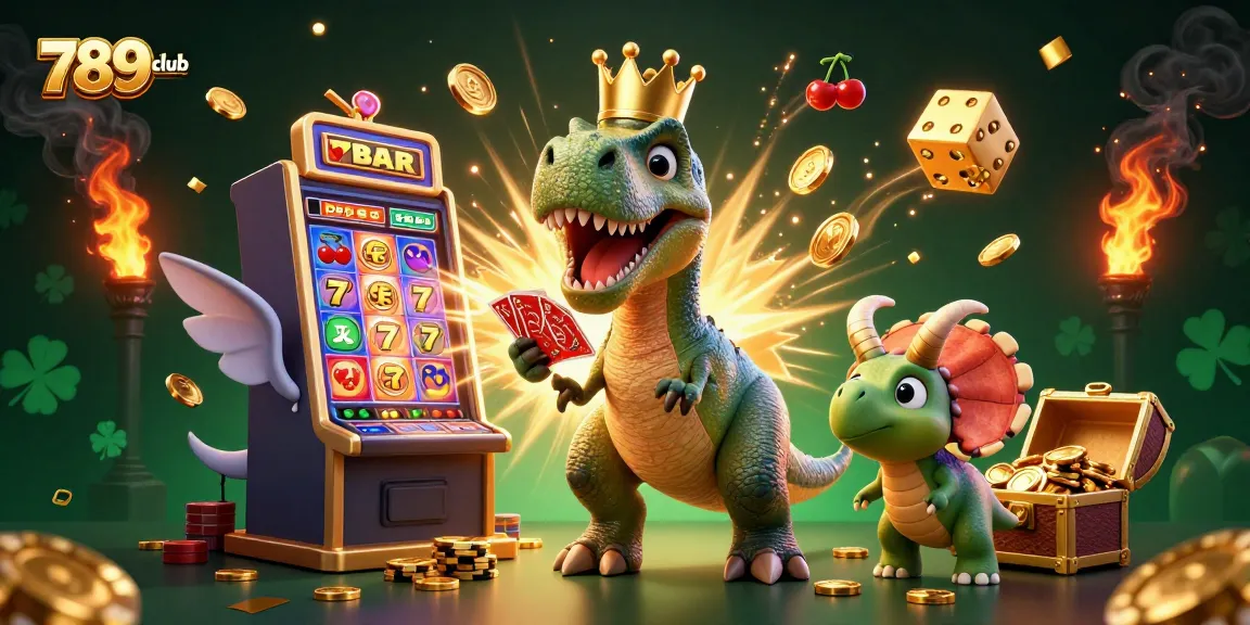 Engage with the vibrant world of 789club where characters celebrate the jackpot and gaming excitement.