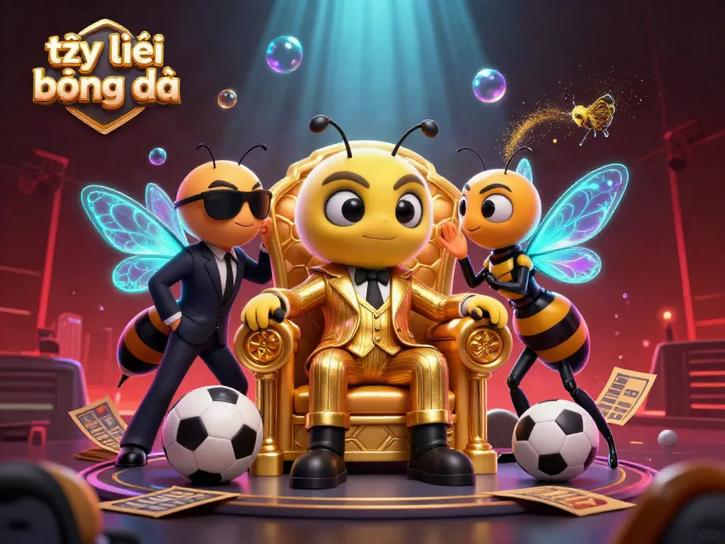 Engage with tỷ lệ bóng đá through dynamic sports betting action in a vivid 3D illustration.