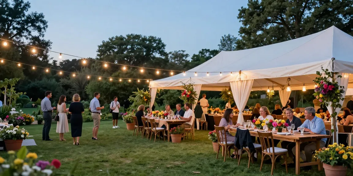 Stunning marquee setup for a summer event by www.marqueehire.london, showcasing elegant decor and joyful guests.