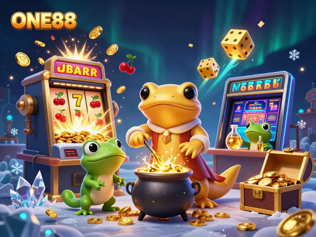 Experience thrilling jackpots with wonders of ONE88 featuring vibrant characters and gold coins!