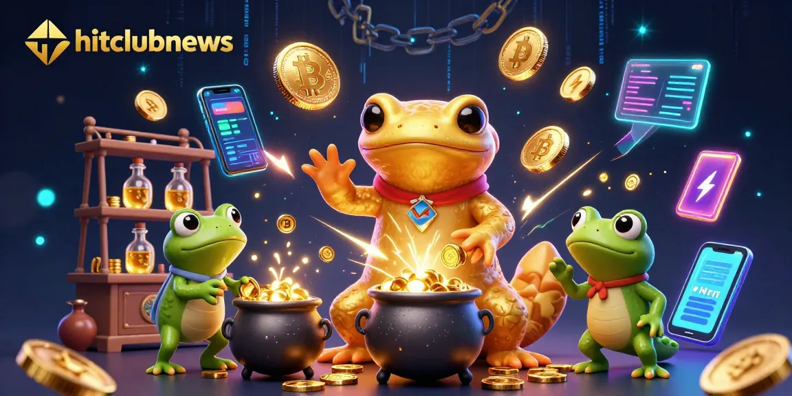 Engage in thrilling action at hitclubnews with this vibrant 3D illustration showcasing alchemists transforming gold.