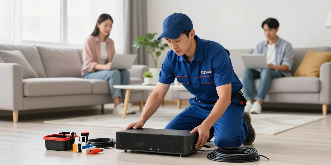 Trusted IPTV reseller offering local services and support, professional contractor assisting homeowners.