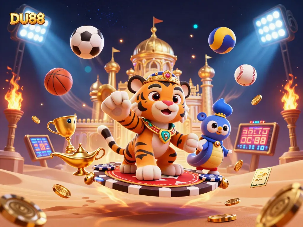 Experience exciting gameplay with DU88’s vibrant casino and sports betting elements in stunning 3D.