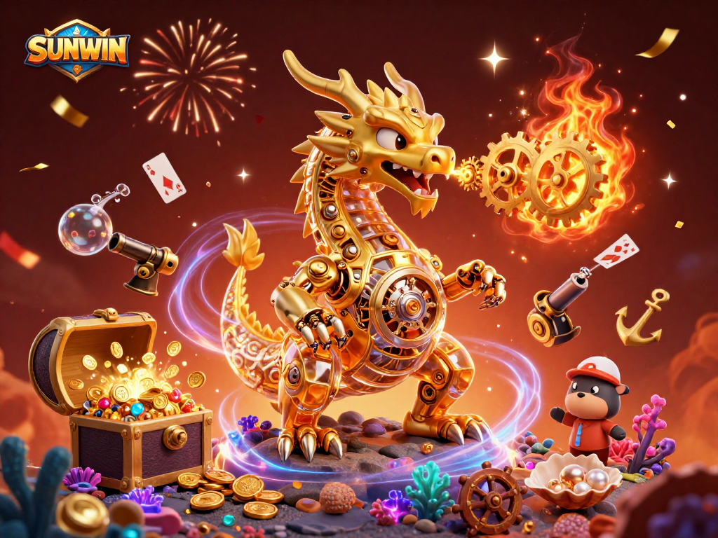 Engage with SUNWIN's gaming adventure featuring dynamic characters and vibrant casino elements.