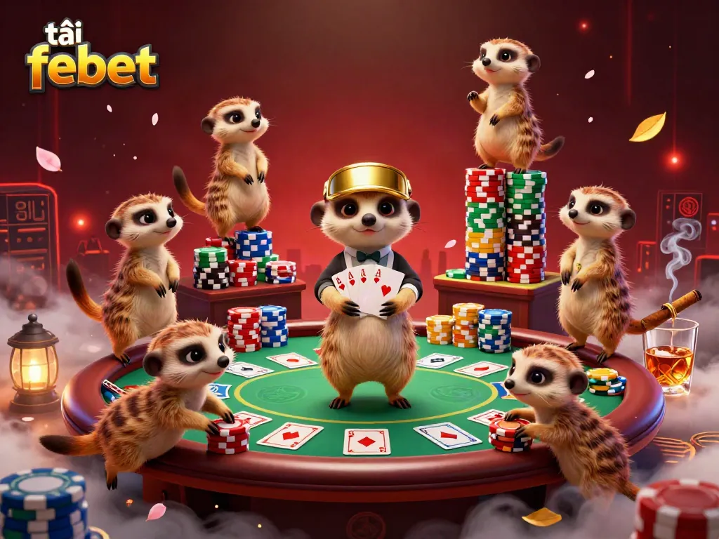 Experience the excitement of casino gaming with the lively meerkats at tải febet!