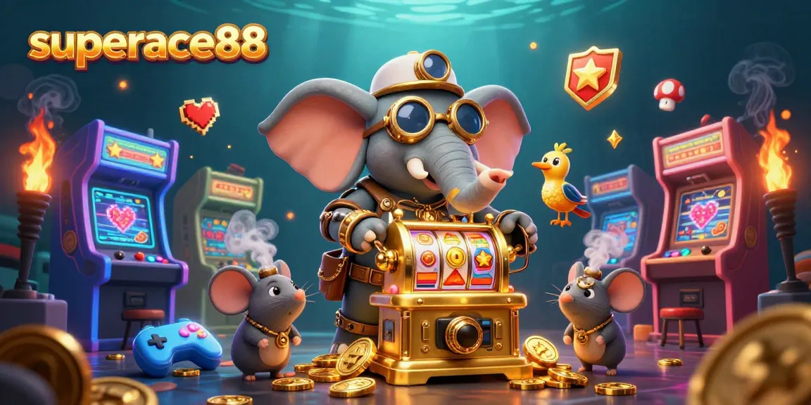 Engage with superace88 through thrilling 3D casino experiences and slot machines, showcasing vibrant gaming elements.