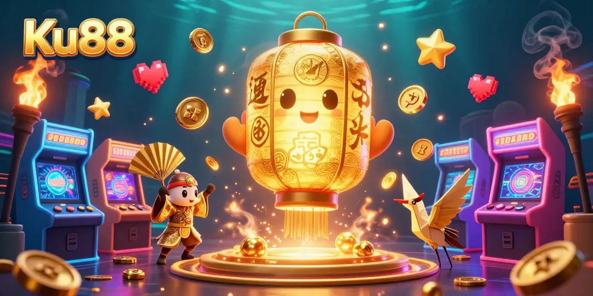 Engage with Ku88's exciting gameplay through captivating visuals and vibrant casino elements.