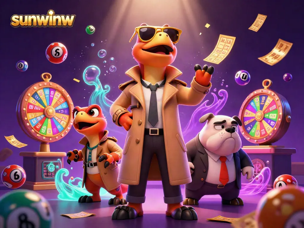 Engage with sunwinw's lottery excitement featuring raptors and vibrant gaming elements.