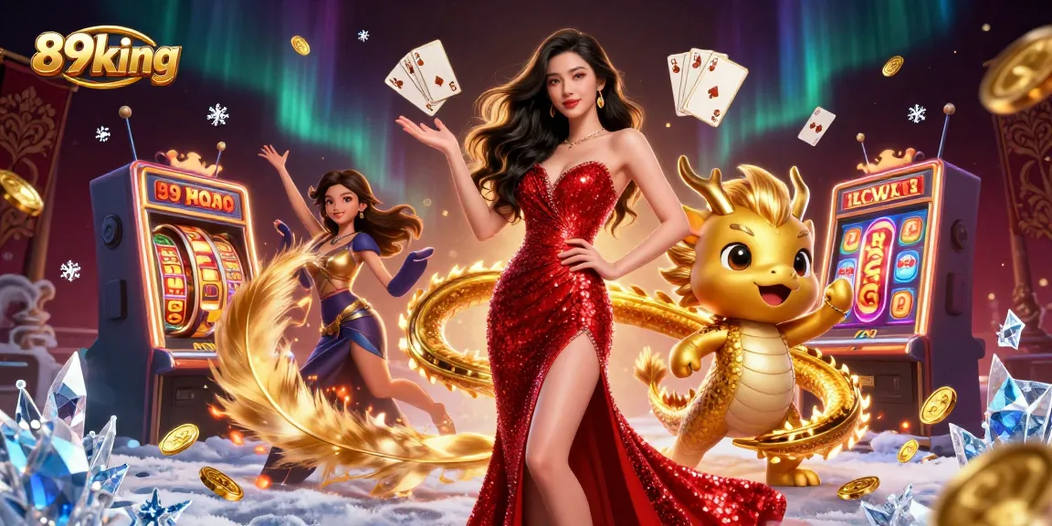 Engage with thrilling gameplay at 89king's vibrant online casino, featuring dynamic slot machine action.
