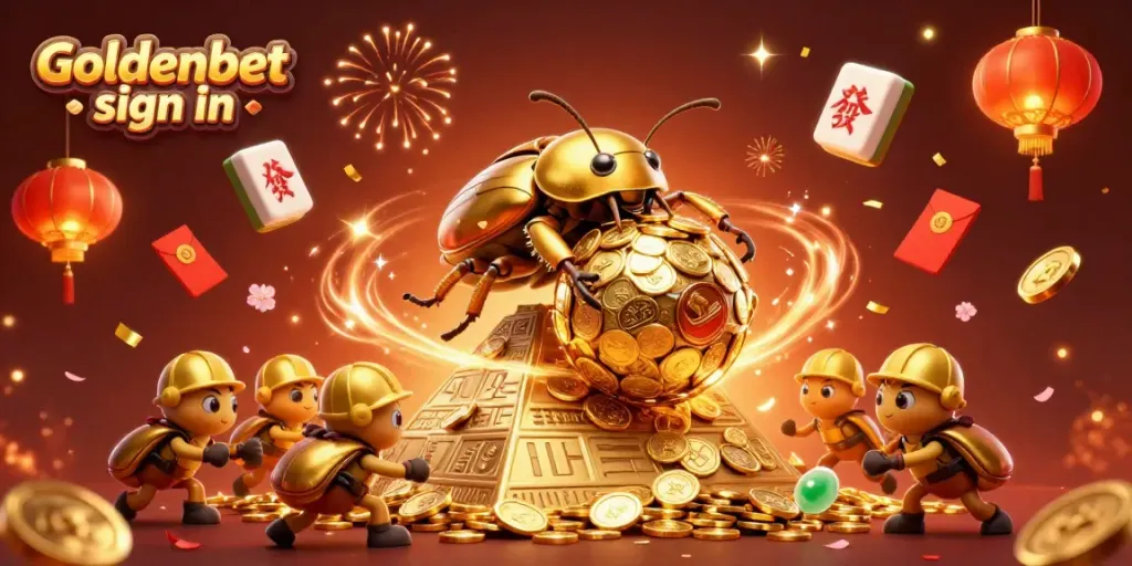 Engage with the thrilling Goldenbet sign in experience, filled with vibrant casino elements and excitement.