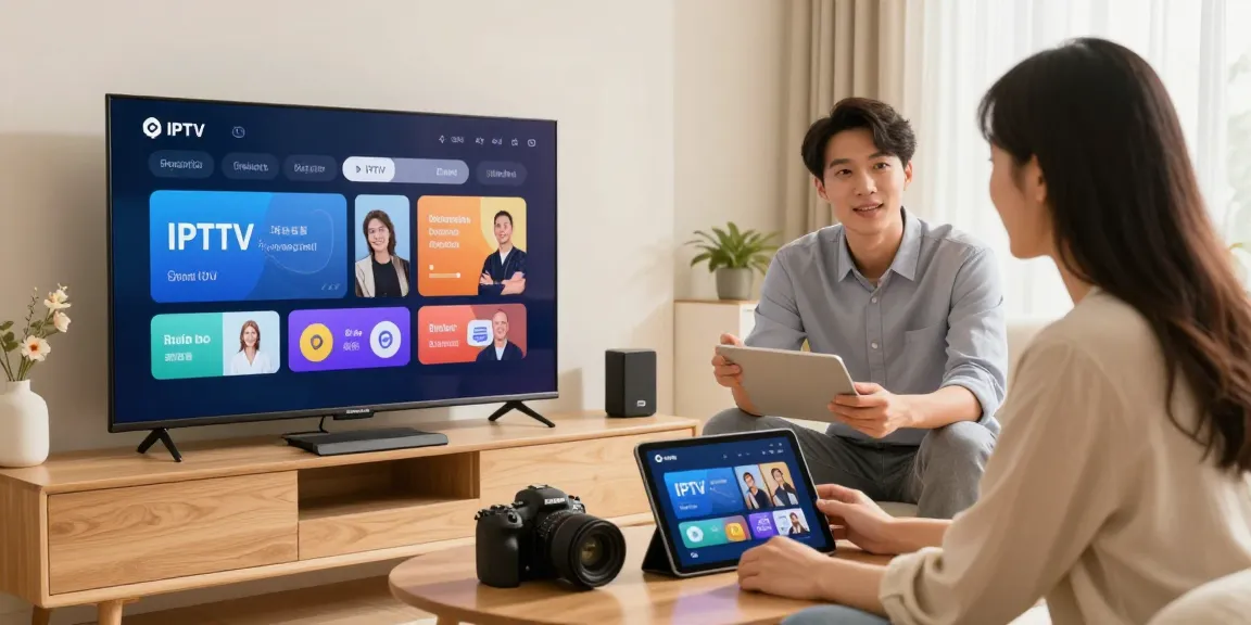 Setting up an IPTV subscription with a trusted local service provider in a welcoming home environment.