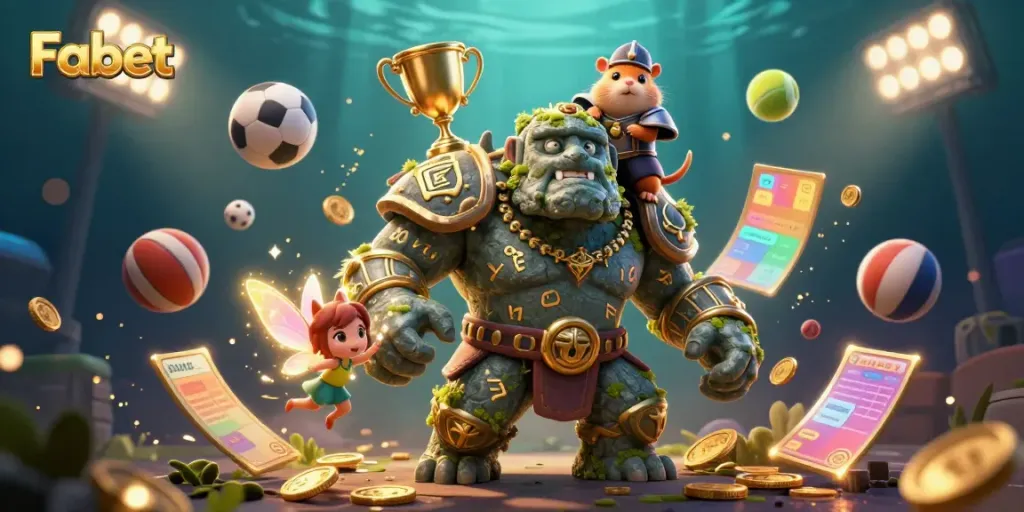 Experience Fabet's online gaming excitement with dynamic sports action and enchanting characters.