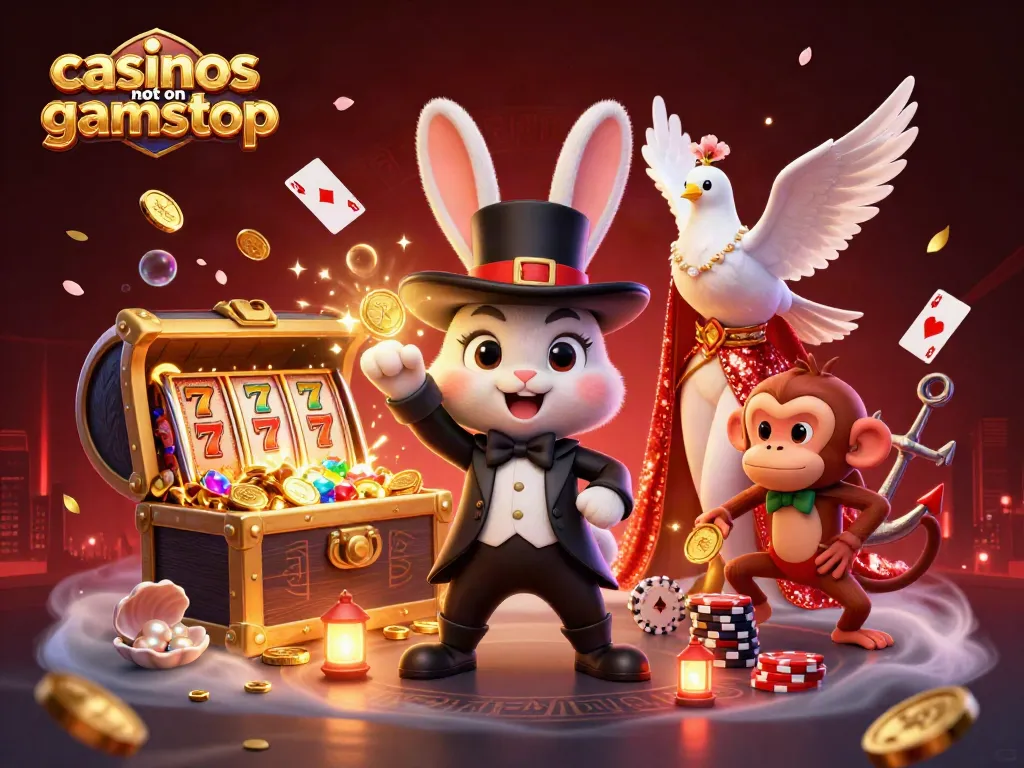 Engage with top casinos not on gamstop, featuring energetic characters and dynamic gaming elements.