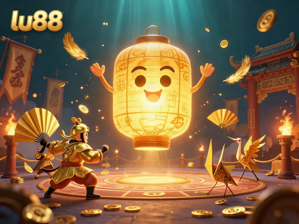 Play exciting casino games at lu88 with vibrant 3D spirit characters and dynamic gaming elements.