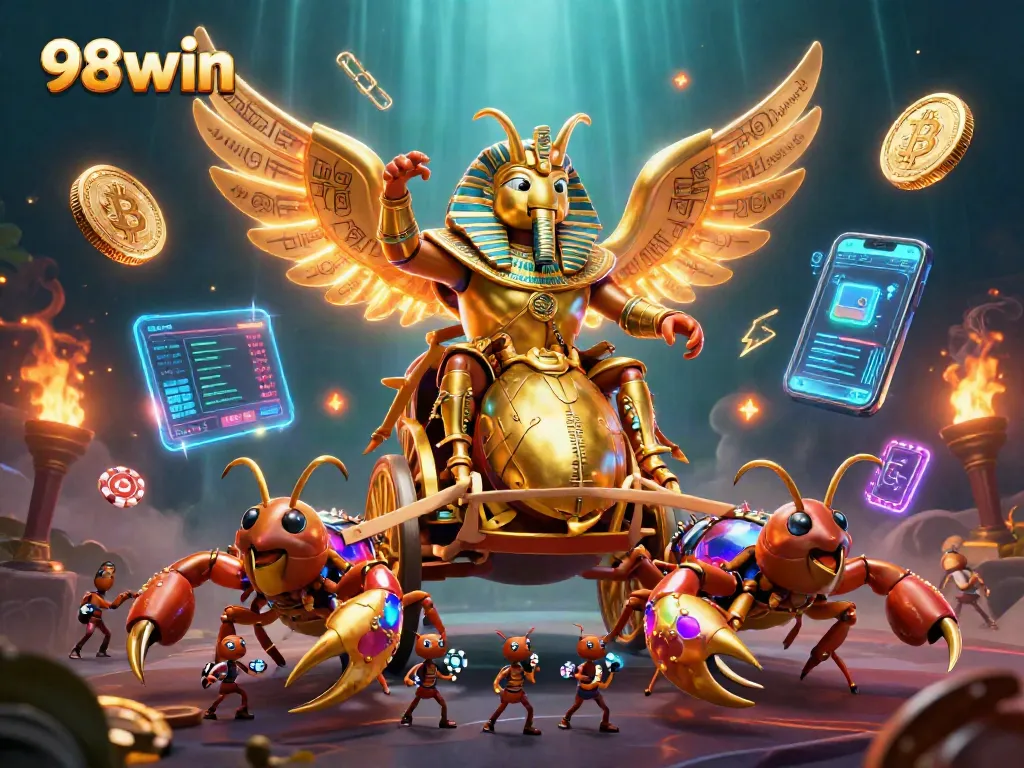 Win big at 98win with stunning casino illustrations showcasing vibrant, engaging gaming scenes.